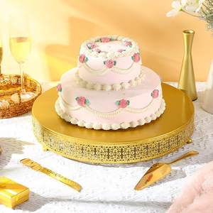 Support à gâteau de qualité supérieure pour la présentation de desserts, support de service élégant pour les mariages, les fêtes, les pâtisseries et l'usage domestique - Product Image 3