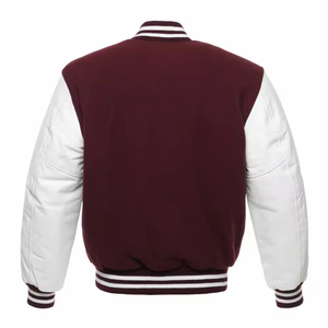 Veste universitaire de haute qualité pour hommes, veste d'hiver en polyester brodée, veste de baseball personnalisable, veste bomber - Product Image 3