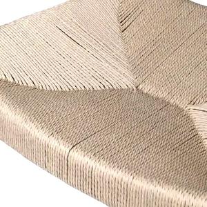 Silla de Comedor Moderna de Madera de Teca Sólida y Ratán – Fabricante de Muebles Duraderos Hechos a Mano para Restaurantes, Cafés y Hoteles - Product Image 6