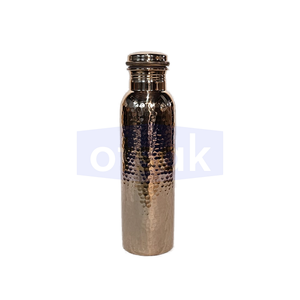 Botella de Agua de Cobre Martillado Premium, Botella de Metal Reutilizable para Beber Saludablemente en Casa, Oficina y Viajes - Product Image 6