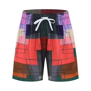 Compre Ahora Pantalones Cortos Deportivos de Malla Estampados para Hombre, Ligeros y Transpirables, Ropa Deportiva de Verano, Proveedor Mayorista OEM ODM - Product Image 5