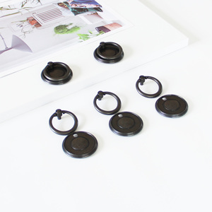 High Quality Zinc Alloy Ring Pull Handle <b>Vintage</b> Round Cabinet Knob for Kitchen Nightstand <b>Bathroom</b> Furniture Drawer Decor - Product Image 6