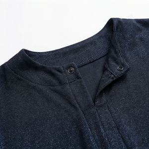 Qualité d'exportation, robe longue modeste à manches longues en tissu jersey de polyester, conforme aux normes internationales, couleur personnalisée - Product Image 4