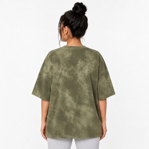 เสื้อยืดโอเวอร์ไซส์ผู้หญิงใส่สบาย ผ้าเนื้อนุ่ม ทรงหลวม น้ำหนักเบา ทนทาน - Product Image 3