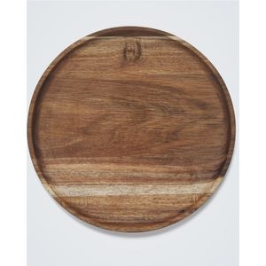 Plateau de service rectangulaire en bois fait main avec poignées, en bois d'acacia durable, plateau décoratif pour table basse, nourriture et boissons - Product Image 6