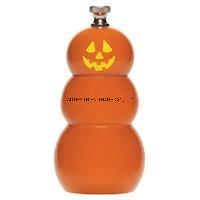 High Quality Halloween Pumpkin Lacquer Wooden <b>Pepper</b> Mill Salt <b>Grinder</b> Handmade New Design Wholesale Decor - Product Image 5
