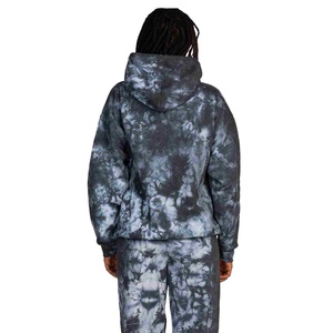 Sudadera con capucha de lujo, de alta calidad, gruesa, extragrande, con efecto tie-dye, unisex, de poliéster/algodón, forro polar, talla grande, para mujer - Product Image 2