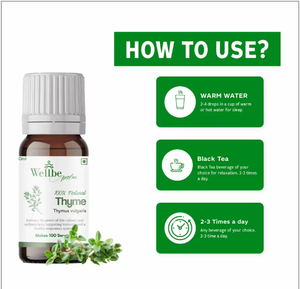 10ml <b>Dropper</b> <b>Bottles</b> | THYME EXTRACT DROPS |Thymus vulgaris | Respiratory support, antimicrobial, immunity - Product Image 2