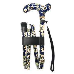 Bastón para caminar de aluminio con soporte de movilidad de 3 pliegues - Product Image 4