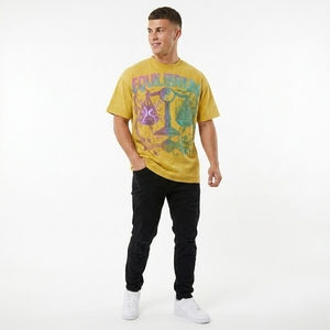 T-shirt Culturel Homme à Séchage Rapide, Impression de Logo Personnalisable, T-shirts Oversize Unis, Vêtements de Travail, Maillot à Manches Courtes - Product Image 3