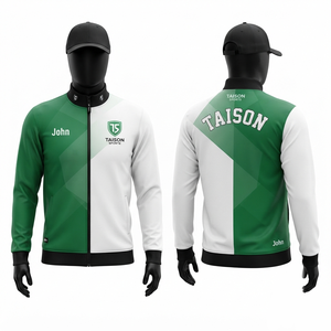 TAISON SPORTS TS-MTS-0569 Chaqueta Deportiva Casual Unisex con Capucha para Entrenamiento de Fútbol, Forro Polar, Poliéster/Rayón, 280 GSM, Impermeable - Product Image 1