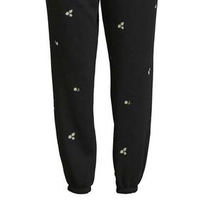 Pantalon de jogging athlétique pour femme en molleton doux extensible, coupe droite, 100 % polyester, avec cordon de serrage, décontracté, hiver - Product Image 4