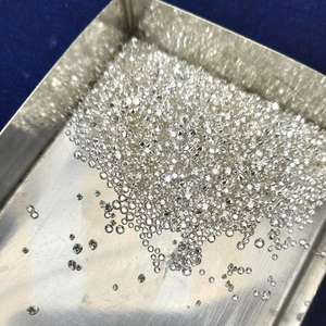 Diamantes naturales sueltos de lujo, claridad SI, color, 0.80 mm a 1.25 mm, corte brillante redondo, para joyería fina, cadena cubana - Product Image 1