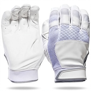 Professional Men's Baseball Softball Batting Gloves High Performance <b>Adjustable</b> <b>Strap</b> Custom Size Made Leather - Product Image 1