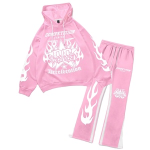 Chándales de hombre DTG DTF estampado elegante streetwear jogging traje de dos piezas slim fit casual gimnasio entrenamiento chándal 2025 - Product Image 1