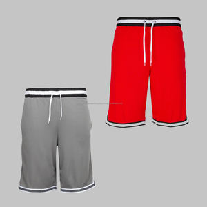 Short de sport de basket-ball d'été à séchage rapide pour hommes vente en gros de short en maille solide Hip Hop Style décontracté grande taille - Product Image 1