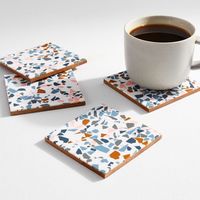 Sous-verres en marbre et sous-verres en pierre au design élégant, dessous de verre en bois et marbre, sets de table pour le thé, à prix d'usine bas