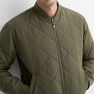 <b>Mens</b> Stand Collar Bomber <b>Jacket</b> Modern <b>Casual</b> Full Zip Coat Breathable <b>Lightweight</b> Fashion Outerwear Daily Street Wear OEM - Product Image 4