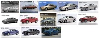 Sièges en Cuir d'Occasion pour Toyota Camry, Conduite à Gauche, Modèle 2010, Émission Euro III, Exportés de Taïwan