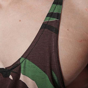 Camiseta sin Mangas de Camuflaje para Hombre, Estilo Casual y Deportivo, Cuello Redondo, Algodón y Poliéster, Venta al Por Mayor - Product Image 6