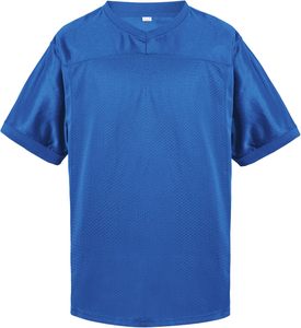 Unisex Modal Mesh Sublimation Football Jersey V-Neck Short Sleeve Breathable Moisture Wicking <b>Heat</b>-Transfer Printed Customized - Product Image 2