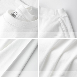 Camiseta Lisa de Alta Calidad 100% Algodón, Tallas Grandes, Camisetas para Hombre, Impresión, Bordado, Personalizadas, Lisas, Unisex, Algodón Supima - Product Image 3