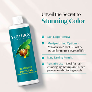 Yuthika อุปกรณ์สำหรับผม30มล. (9%) ขนาด100มล. สำหรับสีผมผลิตในอินเดีย - Product Image 3