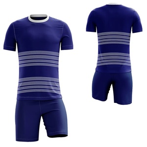 New Style 100% Polyester Soccer Uniform Sets Factory Price High Quality Soccer Uniforms in Low MOQ OEM ODM Serviced Customise - Product Image 3