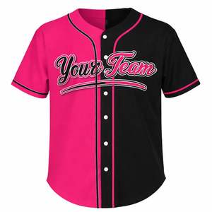 เสื้อเบสบอลอเมริกันดีไซน์ทันสมัย |   หมายเลขชื่อทีมที่กำหนดเอง |   เสื้อกีฬาโพลีเอสเตอร์ - Product Image 1