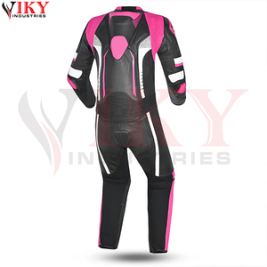 Traje de Motociclismo Unisex de Cuero Genuino para Mujer, Talla Grande, Certificado CE, Resistente a la Abrasión, Cortavientos, para Exteriores - Product Image 2