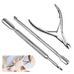 Empujadores de Cutículas de Acero Inoxidable de Alta Calidad con Cuchilla Curva de Doble Cara, Fabricante de Instrumentos de Manicura y Pedicura con Logotipo Personalizado - Product Image 2