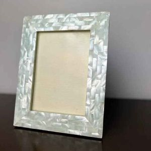 Premium Quality MOP Inlay Photo <b>Frame</b> Floral Handmade MDF Resin <b>Frame</b> Mother Of Pearl Picture <b>Frame</b> at factory wholesale Price - Product Image 3