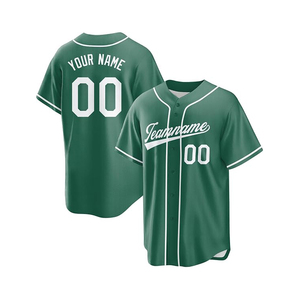 Nouveau style de maillot de baseball unisexe, maillot d'équipe personnalisé, broderie 3D, tissu en maille, sublimation intégrale, respirant, léger - Product Image 1