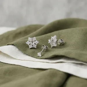 New Design Trendy Diamond <b>Tester</b> Certified 925 Sterling Silver Waterproof Vvs Moissanite Detachable Stud Earring - Product Image 4