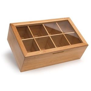 Custom Logo Lacquered Wooden <b>Tea</b> Storage <b>Box</b> | Foldable Durable Handmade Gift <b>Box</b> with Lid Customizable Capacity & Easy Cleaning - Product Image 3