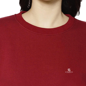 Sudadera Oversize de Cuello Redondo para Mujer, Algodón, Manga Larga, Casual, Estilo Urbano, Otoño Invierno 2026 - Product Image 5
