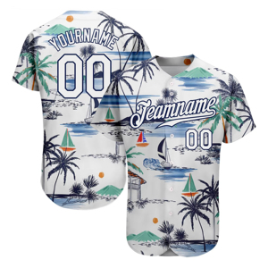 Customizable Baseball Jersey Teamname 00 Navy Yellow Screen Printed Unisex Adult Short Sleeve Moisture Wicking - Product Image 6