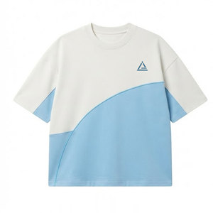 เสื้อยืดทรงบ็อกซี่ทันสมัย เนื้อผ้าฝ้ายพรีเมียม สไตล์ลำลอง ออกแบบได้ตามต้องการ สำหรับผู้ชาย แฟชั่นและสวมใส่ได้ทุกวัน - Product Image 1