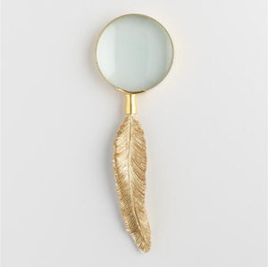 Lupa de Mano de Estilo Antiguo con Mango de Latón Ornamentado, Elegante Herramienta de Lectura, Decoración de Escritorio de Oficina, Regalo - Product Image 6