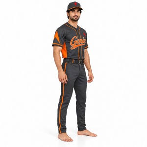 Uniforme de Béisbol de Construcción Duradera y Calidad Superior, Ropa Deportiva para Equipos de Élite, Diseñada con Tela Ligera que Absorbe la Humedad - Product Image 4