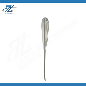 Orthopedic <b>Bone</b> Curette 11 Inch Oval End Medical Grade Quality Stainless Steel Manual <b>Surgical</b> <b>Instrument</b> Manufacturer Pakistan - Product Image 3