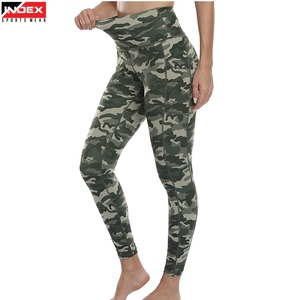 Leggings classiques pour femmes, taille haute, compression, pantalons de yoga, vêtements de sport extensibles, en gros - Product Image 1