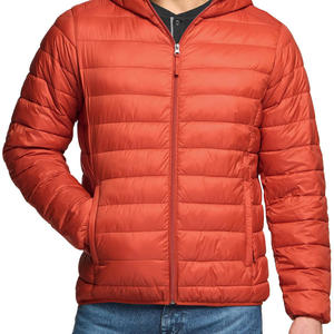 Men's Hooded Puffer Jacket <b>Lightweight</b> Quilted Winter Jacket Full Zip Warm Casual Outdoor Padded <b>Coat</b> Fashion Insulated - Product Image 1