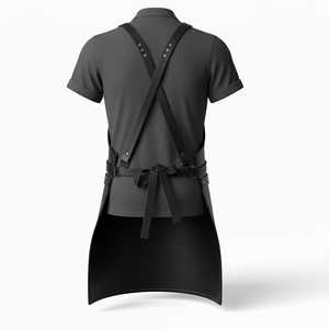 <b>Leather</b> Sleeveless Bib <b>Apron</b> with Multiple Pockets Classic Workwear for Cooking Crafting Baking - Product Image 5