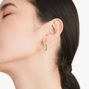 Pendientes de Aro de Plata 925 Premium con Moissanita, Corte Redondo, Elegantes y Brillantes, Acabado Duradero de Alta Calidad, Regalo de Joyería para Mujer - Product Image 5