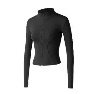 Chaqueta Deportiva Impermeable para Mujer, Ligera, con Cierre, para Correr, con Bolsillos, Manga Larga, para Gimnasio y Yoga - Product Image 6
