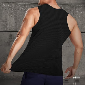Camiseta sin mangas para hombre, estilo muscular, ropa de entrenamiento, fabricante y proveedor mayorista, camiseta sin mangas para hombre, estilo relajado, ropa de gimnasio - Product Image 3
