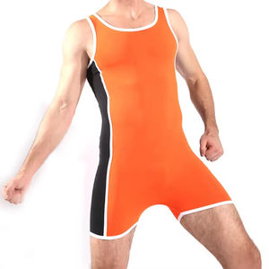 Traje de Lucha Libre para Hombre, Personalizado, sin Tirantes, Cierre de Velcro, Spandex y Poliéster, Ligero, Duradero, Ropa de Alto Rendimiento - Product Image 6