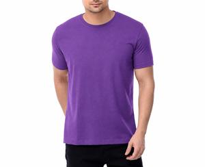 Men's for Short Sleeve O-Neck T-<b>Shirt</b> Regular Fit Casual <b>Geometric</b> Pattern Knitted Cotton Jersey Anti-Pilling 320g Front Logo - Product Image 2
