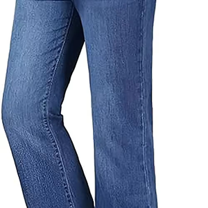 Customize High Street Spring <b>Mens</b> Denim Jeans Regular Fit <b>Stretch</b> Zipper Fly Closure - Product Image 2